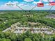 Overhead photo of well-maintained townhomes in a neighborhood near local restaurants and community staples at 10727 Ryan Courtney Sq, Mint Hill, NC 28227