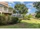 Backyard featuring mature trees and landscaping at 109 Arabian Ln, Salisbury, NC 28147