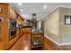 Well-equipped kitchen featuring stainless steel appliances, hardwood floors and an island with bar-style seating at 110 Lakeland Rd # 19, Mooresville, NC 28117