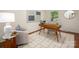 Cozy home office with modern furniture, natural light, and stylish decor at 1260 Piccadilly Dr, Charlotte, NC 28211