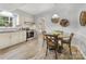 Charming eat-in kitchen with stainless steel appliances, and neutral color palate at 1325 Rock Point Rd, Charlotte, NC 28270