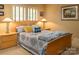 Comfortable bedroom with stylish bedding and bedside lamps providing a warm ambiance at 135 Sumter Dr, Mooresville, NC 28117