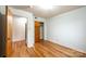 Bedroom offering hardwood floors and closet space at 1521 19Th Sw St, Hickory, NC 28602