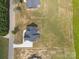 Aerial view shows the layout of the property, including the home's location on a spacious lot at 175 Lone Pine Rd, Statesville, NC 28625