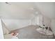 Bedroom with carpet, teepee, and view into the hallway through a white door at 175 Lone Pine Rd, Statesville, NC 28625