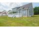 Rear exterior showcases a well-maintained backyard, perfect for outdoor entertaining at 175 Lone Pine Rd, Statesville, NC 28625