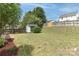 This backyard has a nice fence and a storage shed at 183 Bellelaine Dr, Mooresville, NC 28115
