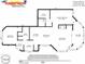 Detailed floor plan showcasing the layout of the home, including the living room, bedrooms, and kitchen at 372 Northwest Dr, Davidson, NC 28036