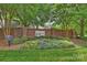 Bellmore Hall community sign nestled behind a brick wall, with lush landscaping and mature trees at 4122 Banfield Pl, Charlotte, NC 28226