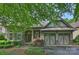Charming home featuring a stone facade, manicured landscaping, and a two-car garage at 4122 Banfield Pl, Charlotte, NC 28226