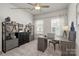 Home office with natural light, modern decor and a ceiling fan at 5201 Shasta St # 5201, Gastonia, NC 28052