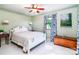 Bright bedroom with white furniture and decorative curtains at 6766 Little Mountain Rd, Sherrills Ford, NC 28673