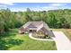 Expansive aerial view of a beautiful estate featuring a well-maintained lawn and an extended driveway at 730 Oak Ridge Farms Cir # 14, Newton, NC 28658