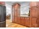 Kitchen featuring rich wood cabinetry, granite counters, and stainless steel appliances at 730 Oak Ridge Farms Cir # 14, Newton, NC 28658