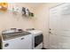 Practical laundry room equipped with modern washer and dryer units for efficient home care at 752 Pinebough Ln, Rock Hill, SC 29732
