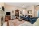 Inviting living room with fireplace, TV, and stylish furnishings and decor at 752 Pinebough Ln, Rock Hill, SC 29732