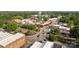 Aerial view of downtown Mebane, North Carolina, showcasing the charming cityscape and local businesses at 808 Sharon Dr, Waxhaw, NC 28173
