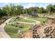 Well-maintained playground with modern equipment, lush landscaping, and seating areas in Mebane at 808 Sharon Dr, Waxhaw, NC 28173