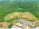 Aerial view of community park and sports fields, with baseball fields, and soccer fields at 9109 Loch Glen Way, Charlotte, NC 28278