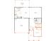 First floor plan featuring a kitchen, Gathering room, nook, garage, and bedroom at 918 Windy Oak Ct, Indian Trail, NC 28079