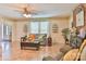 Inviting living room with a fireplace, ceiling fan and decorative accents at 1009 Catawba Valley Se Blvd, Hickory, NC 28602
