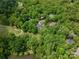 Stunning aerial view of a lush, green neighborhood with mature trees and luxurious homes at 110 Cramer Mountain Woods None, Cramerton, NC 28032