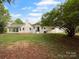 Expansive backyard with a well-maintained lawn, mature trees, and lots of space at 141 Edenvale Rd, Rock Hill, SC 29730