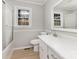 Bathroom with modern sink vanity and shower at 1874 Sunny Ln, Lancaster, SC 29720