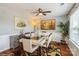 Cozy dining room with a modern table set, stylish decor, and ample natural light at 2772 Sherrills Stream Dr, Sherrills Ford, NC 28673