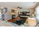 Comfortable living room with a plush sofa, stylish decor, and a media center at 2772 Sherrills Stream Dr, Sherrills Ford, NC 28673