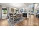 Elegant dining room with hardwood floors, tray ceiling, and stylish decor at 3588 County Down Ave, Kannapolis, NC 28081