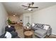 Inviting living room with neutral tones and stylish furnishings provides a comfortable gathering space at 3602 Brookstone Trl, Indian Trail, NC 28079