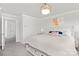 Well-lit bedroom with a king-size bed, neutral color scheme, and ample closet space for storage at 363 Cedar Knoll Cir, Pineville, NC 28134