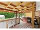 Relaxing covered porch with wood flooring, perfect for outdoor dining or entertaining at 4623 Drifter Dr # 30, Charlotte, NC 28227