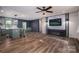 Open-concept living space blending kitchen and living room, featuring modern finishes and ample natural light at 4920 Morrison Houser Trl # 2, Lincolnton, NC 28092