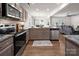 Open concept kitchen with stainless appliances and plenty of storage at 507 Newfound Hollow Dr, Charlotte, NC 28214