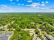 Aerial view of a lush neighborhood showcasing the property's location amongst trees and roads at 6012 Tuckaseegee Rd, Charlotte, NC 28208