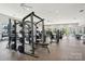 Spacious gym featuring modern weight training equipment, cardio machines, and plenty of room for activities at 6295 Ashton Park Dr, Denver, NC 28037