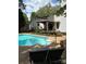 Lovely backyard with a refreshing pool, gazebo, and a relaxing lounge area at 709 Weldon Ln, Salisbury, NC 28146