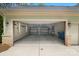Spacious garage with shelving, storage, and ample room for vehicles and projects at 7358 Bay Cove Ct, Denver, NC 28037