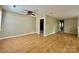 Bright living room with hardwood floors and plenty of space at 8205 Meadowind Cir, Charlotte, NC 28226