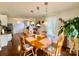 Inviting dining area with natural light and a view to the kitchen at 970 Mt Moriah Church Rd, China Grove, NC 28023