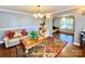 Inviting living room with hardwood floors, elegant furnishings, and abundant natural light at 970 Mt Moriah Church Rd, China Grove, NC 28023