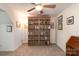 Living room with built-in bookshelves and accent lighting at 11329 Corliss Ave, Charlotte, NC 28277