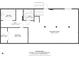 This floor plan features a laundry room, bedroom with walk-in closet, bath, recreation room and hall, all with clearly marked dimensions at 131 Little Forest Ln, Statesville, NC 28625