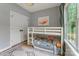 Comfortable bedroom with bunkbeds, natural light, and closet space at 1816 Lisbon Ln, Charlotte, NC 28269