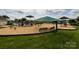 A spacious community playground with slides, climbing structures, and shade canopies for a fun experience at 1876 Yellow Daisy Dr, Matthews, NC 28104