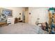 Simple bedroom with closet and personal items scattered around, creates a lived-in feel at 195 Kings Ter, Salisbury, NC 28146