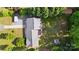 A bird's-eye view showcasing the property's layout and expansive green backyard surrounded by lush trees at 2379 Whitley Rd, Fort Mill, SC 29708