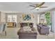 Comfortable living room with ample seating, natural light, and stylish decor at 3127 Ocalle Ln, Indian Land, SC 29707